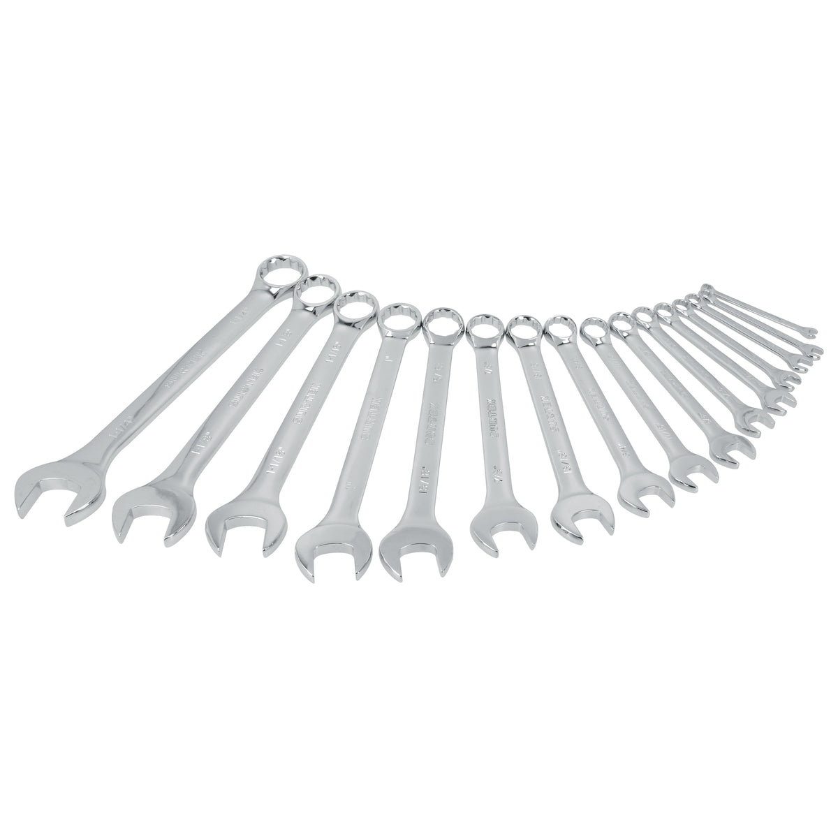 JUEGO DE LLAVES COMBINADAS PULIDO ESPEJO EN PULGADAS, 12 PUNTAS, 16 PIEZAS EN ESTUCHE SURTEK 1051E