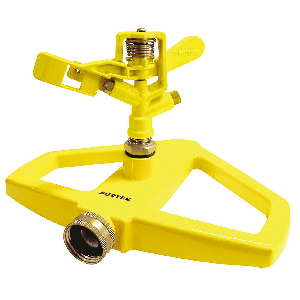 ASPERSOR ESTACIONARIO CON BASE METÁLICA REGULADA POR PULSACIÓN 3/4" GHT SURTEK 130315