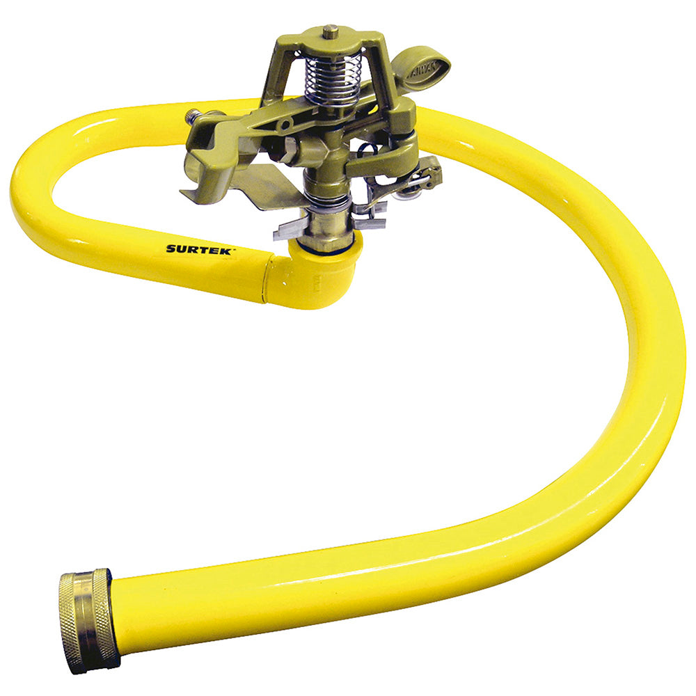ASPERSOR ESTACIONARIO CON BASE METÁLICA REGULADA POR PULSACIÓN 3/4" GHT SURTEK 130316