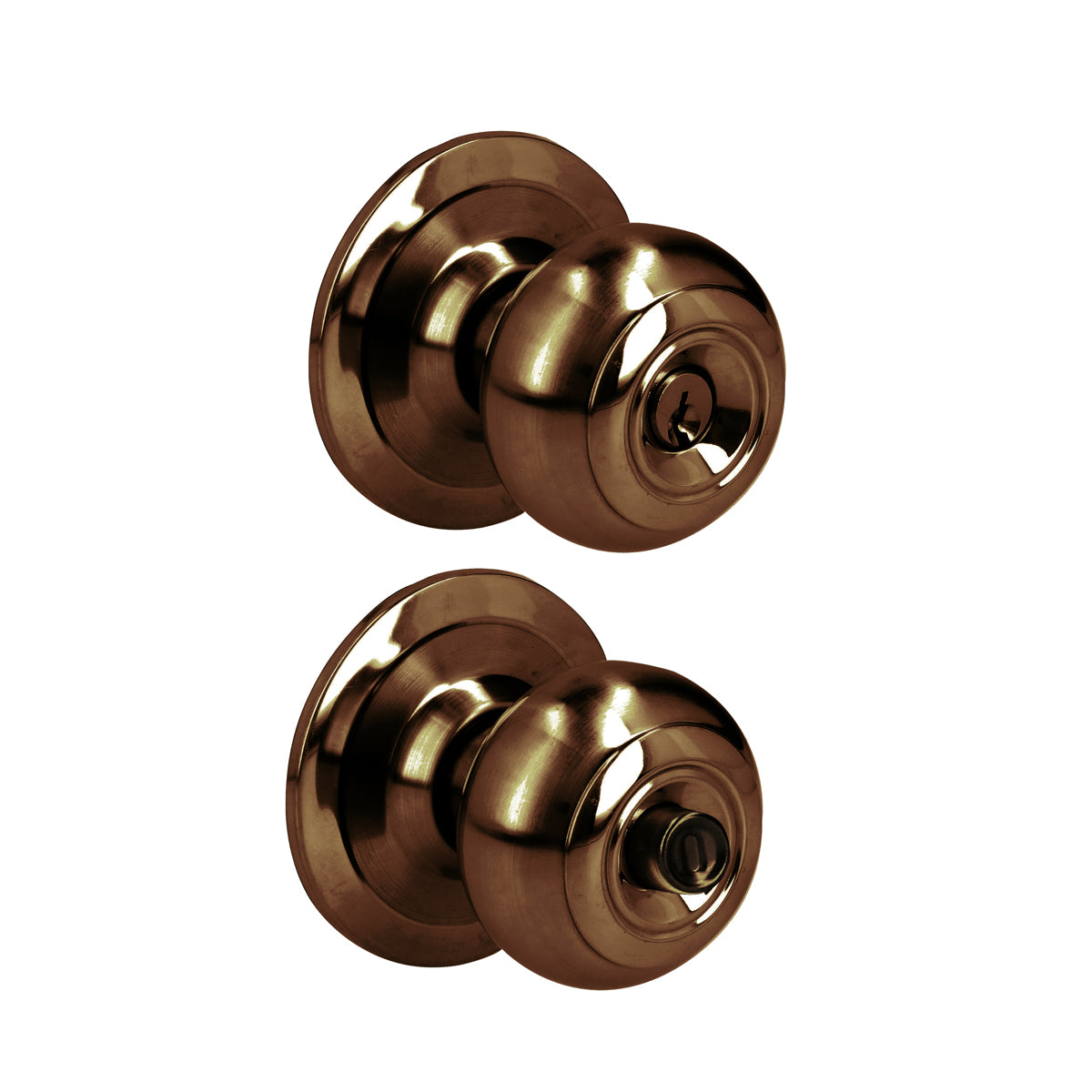 POMO CILÍNDRICO OVALADO FUNCIÓN RECÁMARA, LATÓN ANTIGUO, LLAVE ESTÁNDAR, BLÍSTER PROLOK 29POP