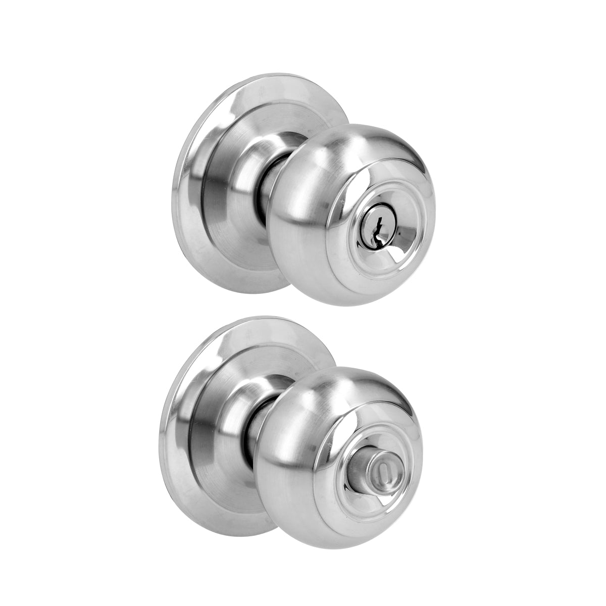 POMO CILÍNDRICO OVALADO FUNCIÓN RECÁMARA, ACERO INOXIDABLE, LLAVE ESTÁNDAR, EN CAJA PROLOK 32POP