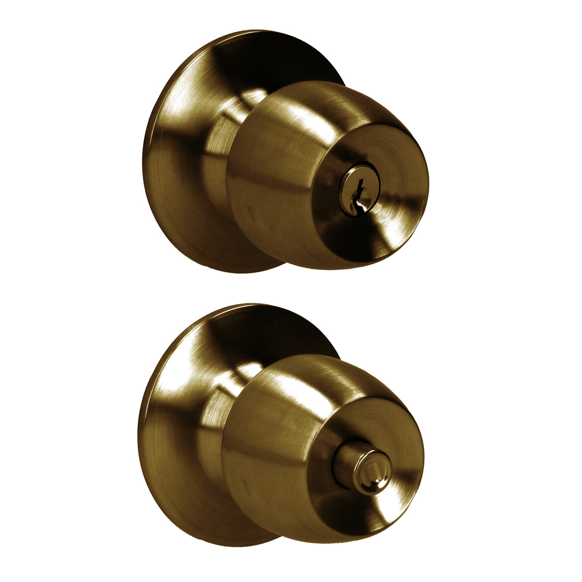 POMO CILÍNDRICO MEDIA COPA FUNCIÓN RECÁMARA, LATÓN ANTIGUO, LLAVE ESTÁNDAR, BLÍSTER PROLOK 41POP