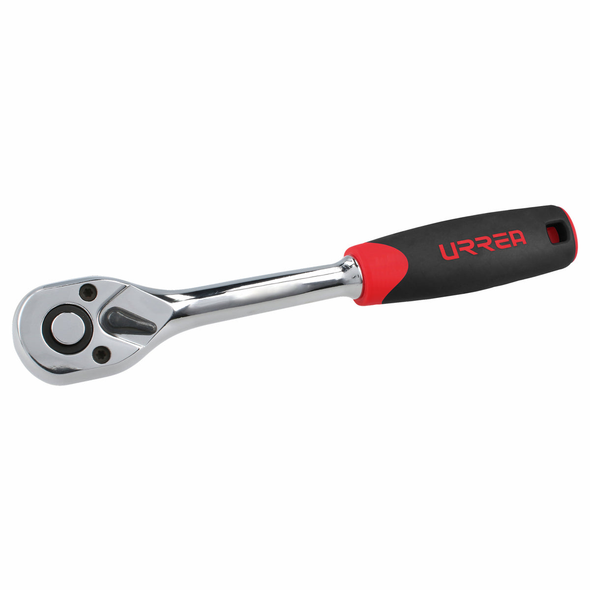 MATRACA REVERSIBLE CON MANGO BIMATERIAL, QUICK RELEASE, PARA DADO CUADRO DE 1/4" URREA 4749IX