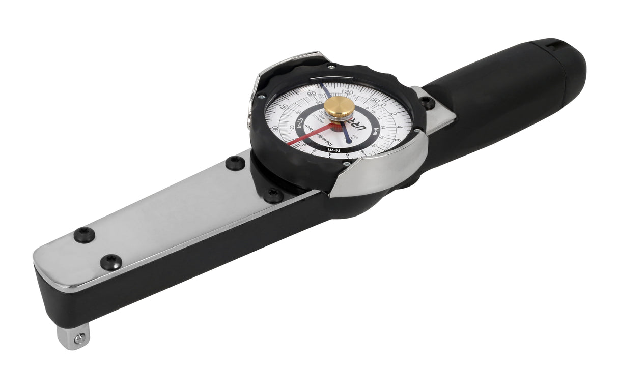 TORQUÍMETRO DE CARÁTULA CUADRO DE 1/4", 0-30 IN-LB URREA 6112A