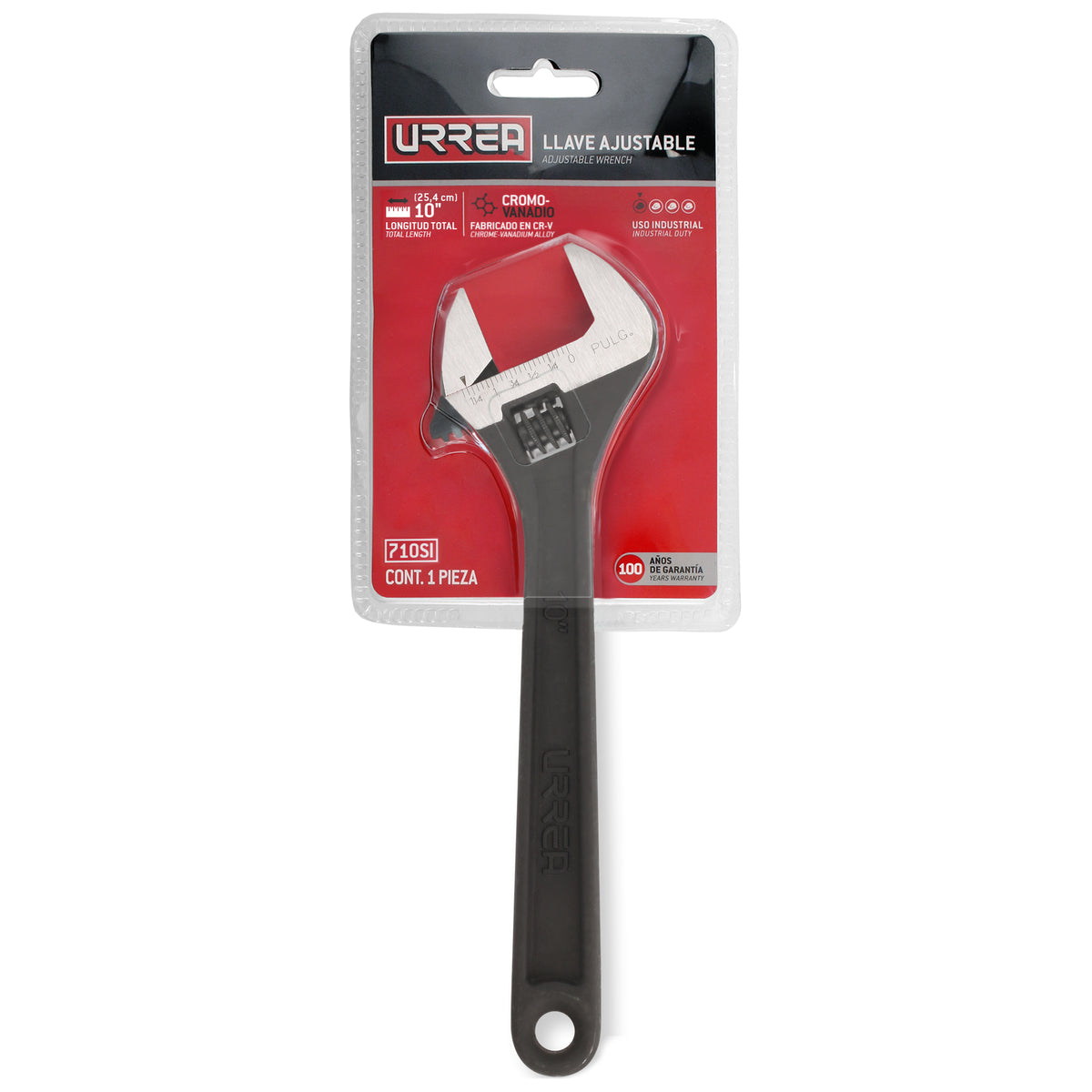LLAVE AJUSTABLE FOSFATIZADA 10" URREA 710SI