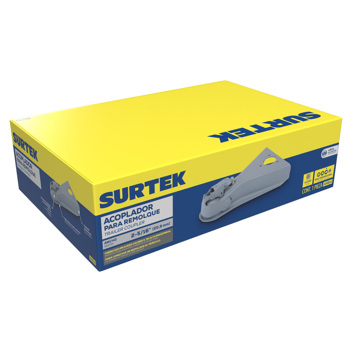ACOPLADOR PARA REMOLQUE 2-5/16" SURTEK ARE4