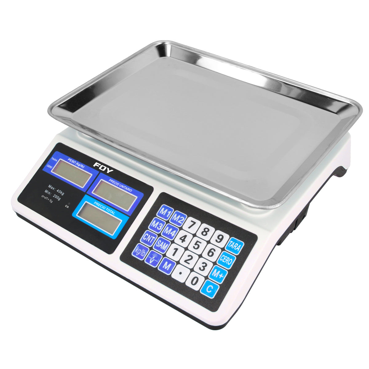 BÁSCULA ELECTRÓNICA 40 KG FOY