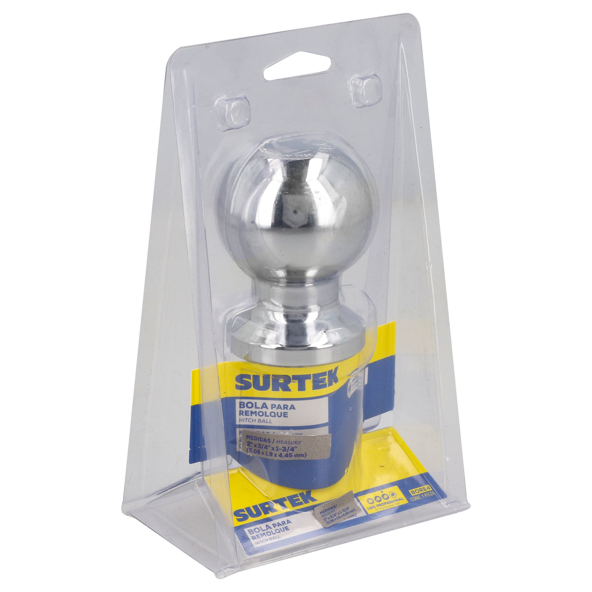 BOLA DE ARRASTRE PARA REMOLQUE 2" X 3/4" SURTEK BORE4