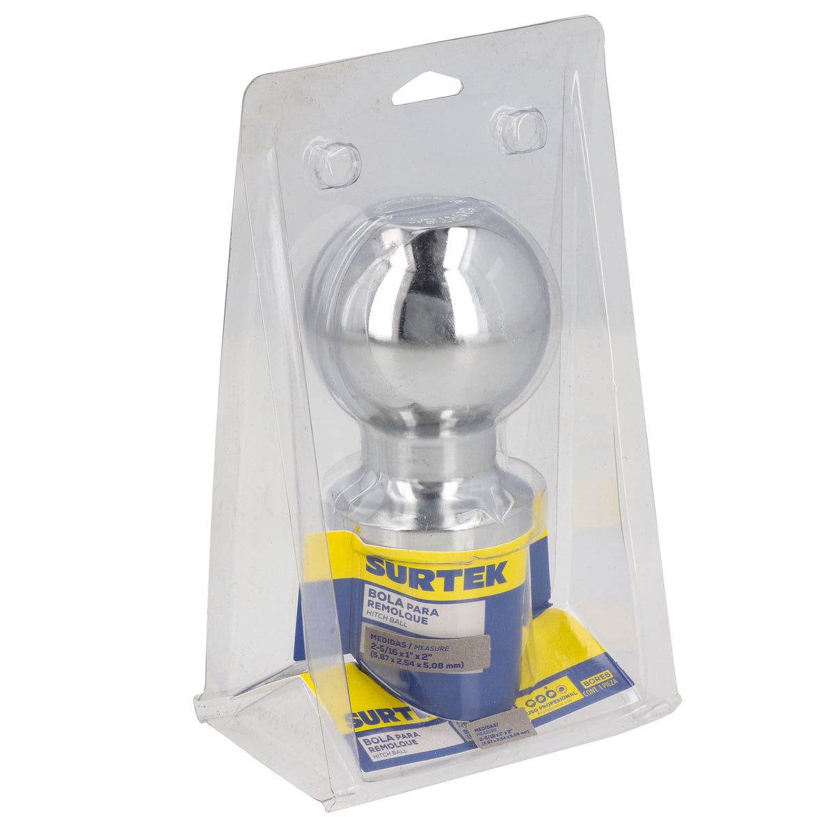 BOLA DE ARRASTRE PARA REMOLQUE 2-5/16" X 1" SURTEK BORE6