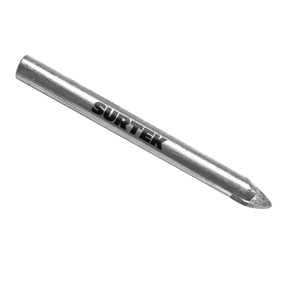 BROCA PARA VIDRIOS Y AZULEJOS DE ACERO CON CABEZA DE CARBURO DE TUNGSTENO 1/8" SURTEK BVS18