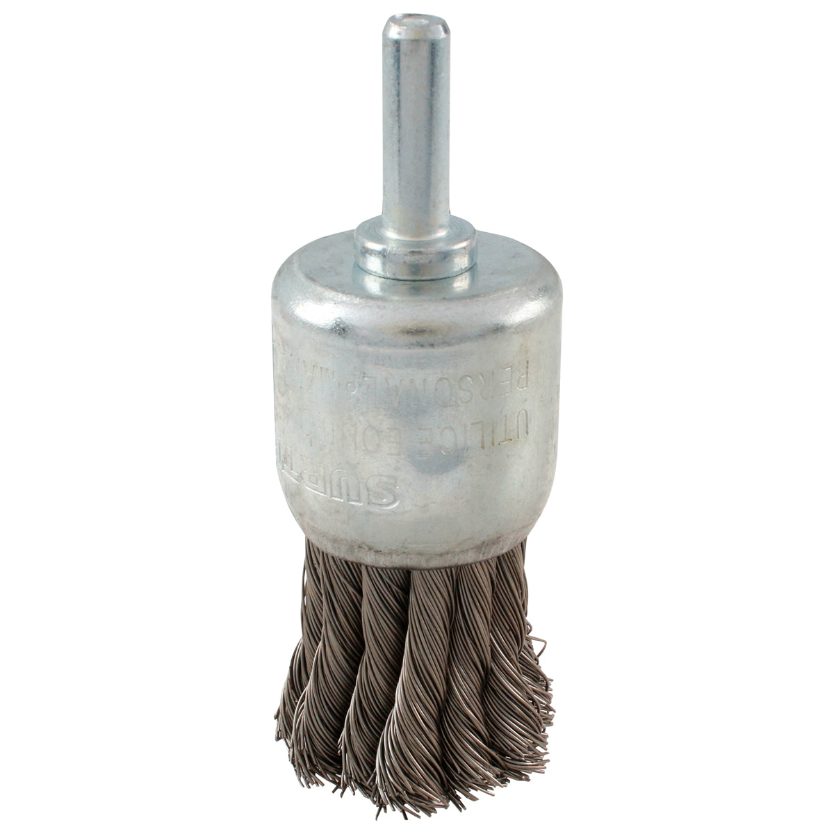 CARDA COPA TRENZADA ALAMBRE GRUESO 1-1/8" X 0.50 MM CON ZANCO 1/4" SURTEK C584