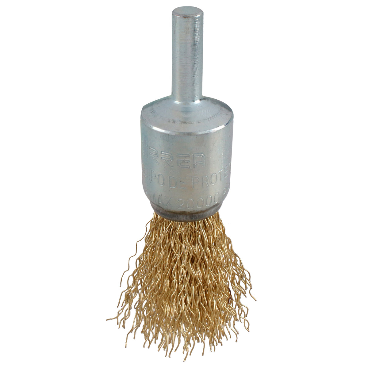 CARDA COPA ONDULADA ALAMBRE FINO 1" X 0.30 MM CON ZANCO 1/4" URREA C845