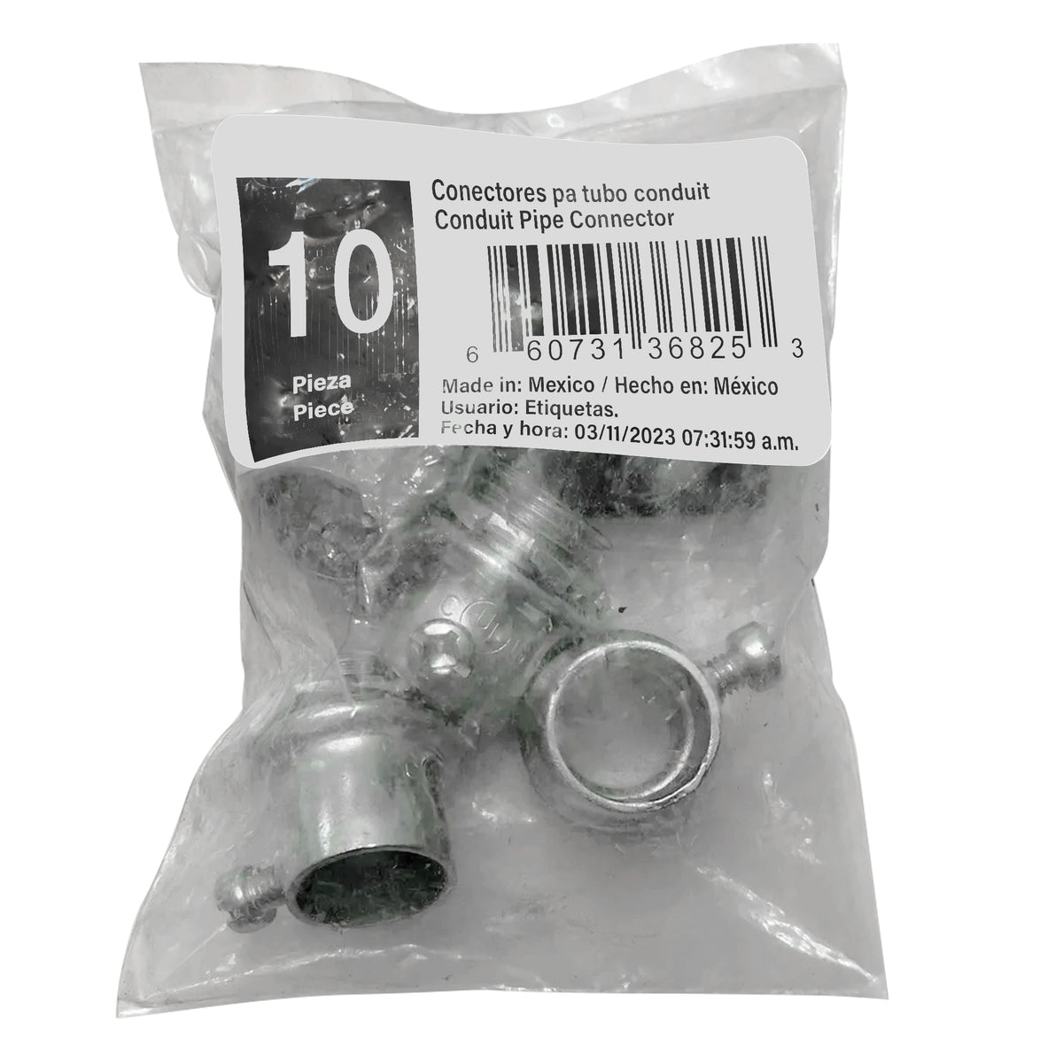 CONECTOR RECTO PARA TUBO LIQUID TIGHT 3/4" SURTEK