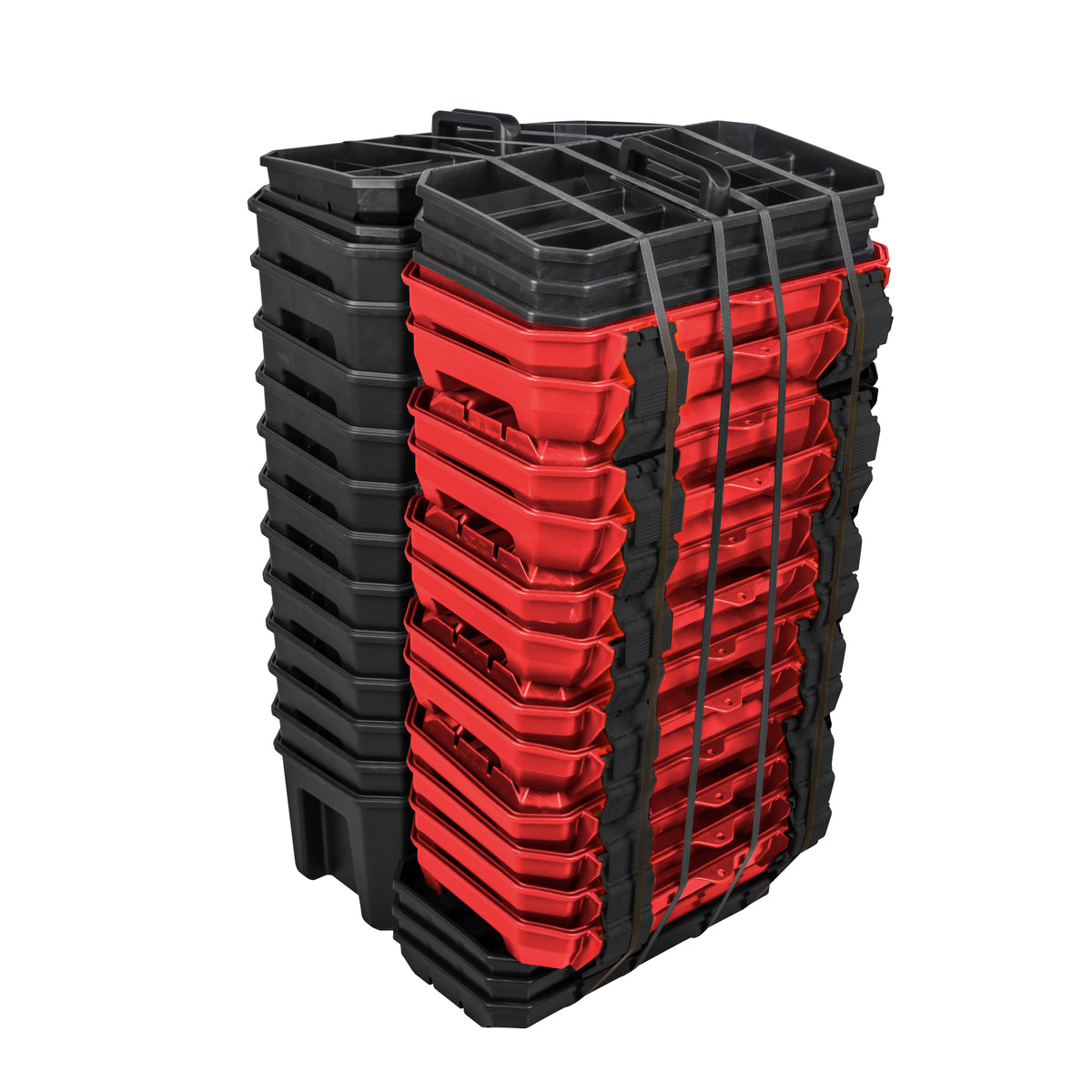 CAJAS PORTAHERRAMIENTAS PLÁSTICAS CON BROCHES PLÁSTICOS 19", 15 PIEZAS URREA CPU19T