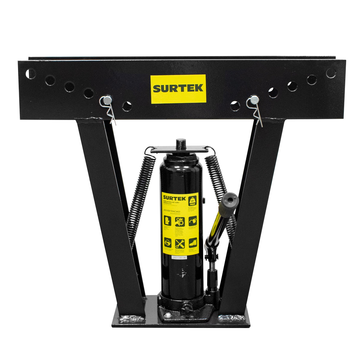 DOBLADORA HIDRÁULICA PARA TUBO, 1/2" A 2", 12 TON SURTEK DT12