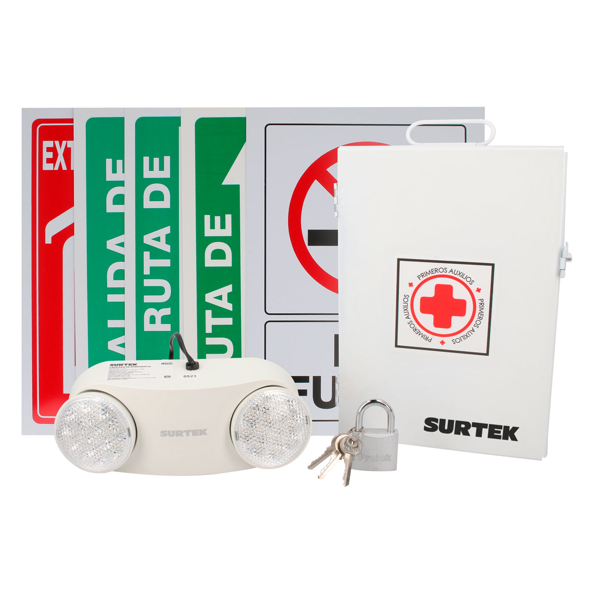 JUEGO COMBINADO DE HERRAMIENTA BÁSICO PARA NEGOCIO, 8 PIEZAS SURTEK JBS8