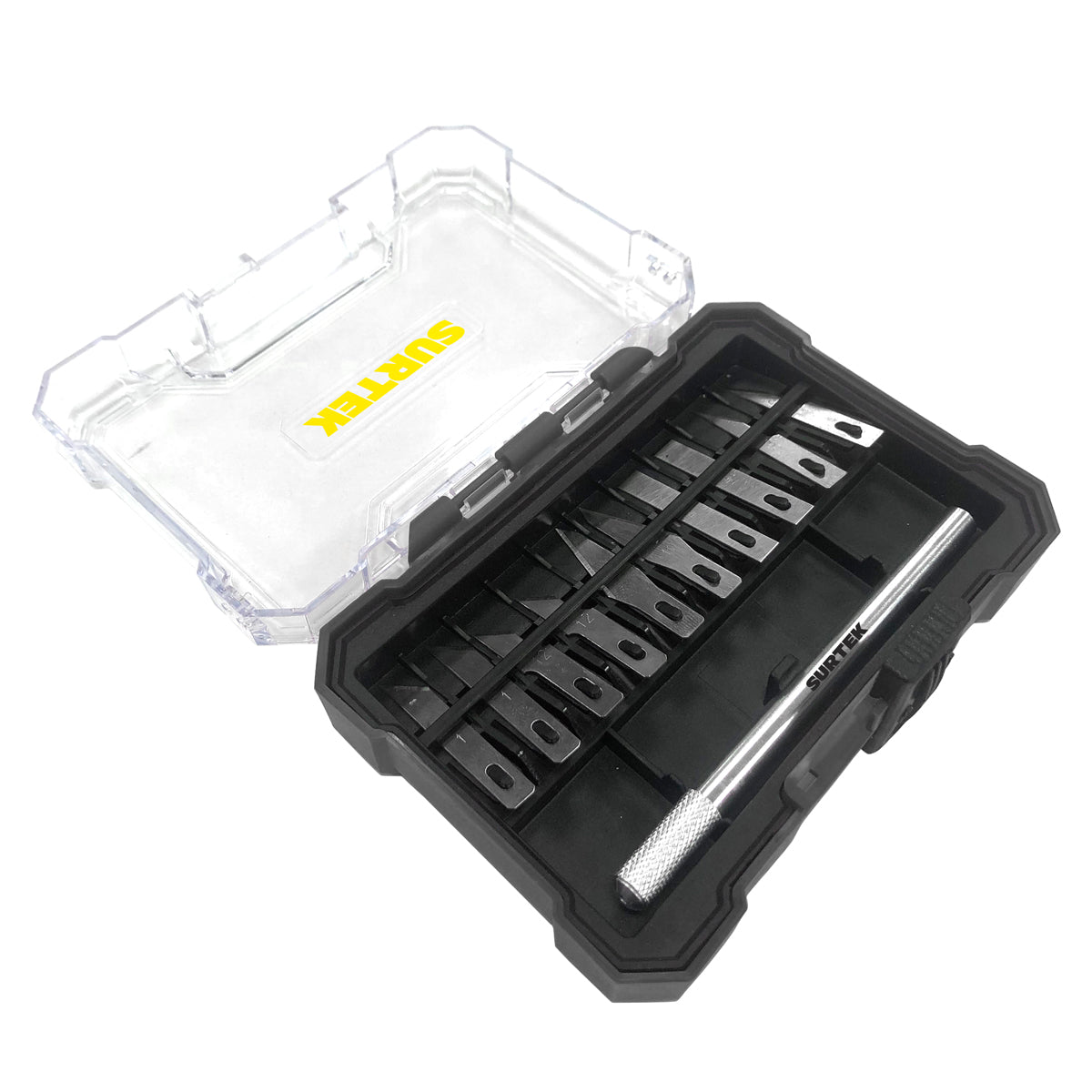 JUEGO DE EXACTOS CON MANGO DE ALUMINIO, 11 PIEZAS SURTEK JEX11