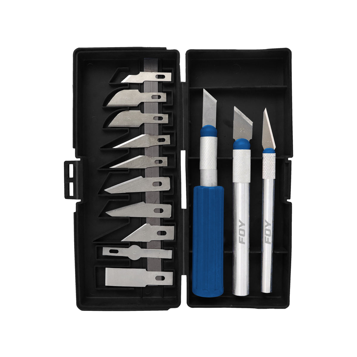 JUEGO DE EXACTOS CON MANGO DE ALUMINIO, 13 PIEZAS FOY JEX13