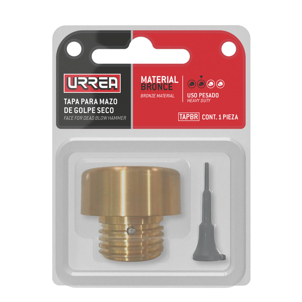 TAPA INTERCAMBIABLE PARA MAZO DE GOLPE SECO, BRONCE URREA