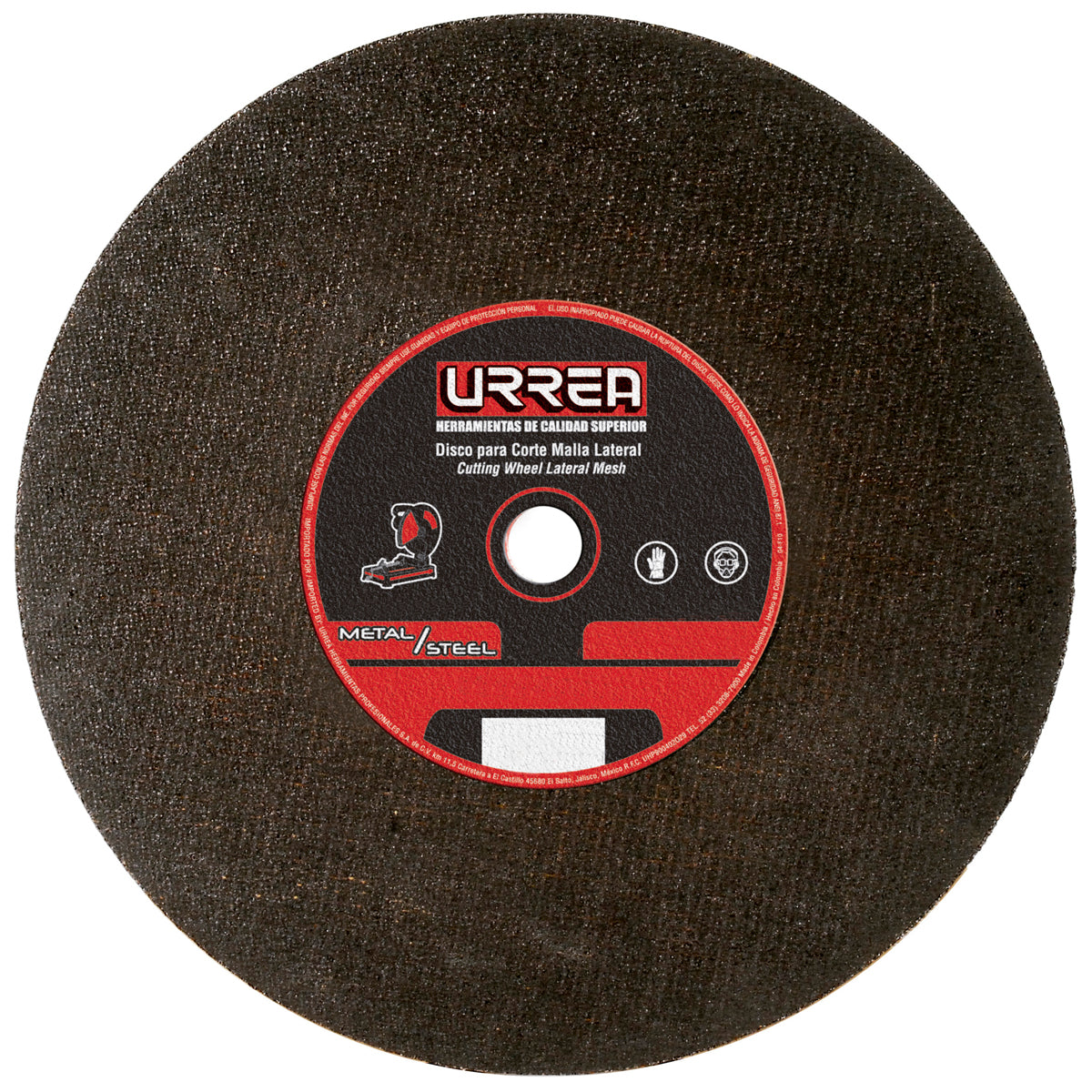 DISCO ABRASIVO TIPO 1 PARA METAL 14" X 7/64" URREA