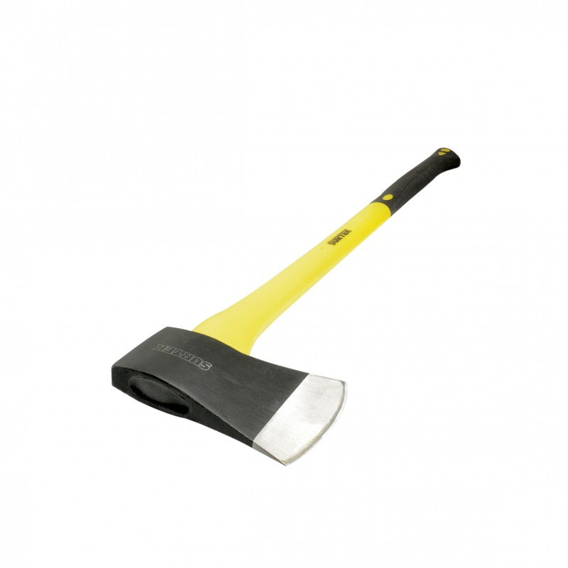 HACHA TIPO MICHIGAN DE CABEZA FORJADA EN ACERO CON MANGO DE FIBRA DE VIDRIO DE 36" SURTEK