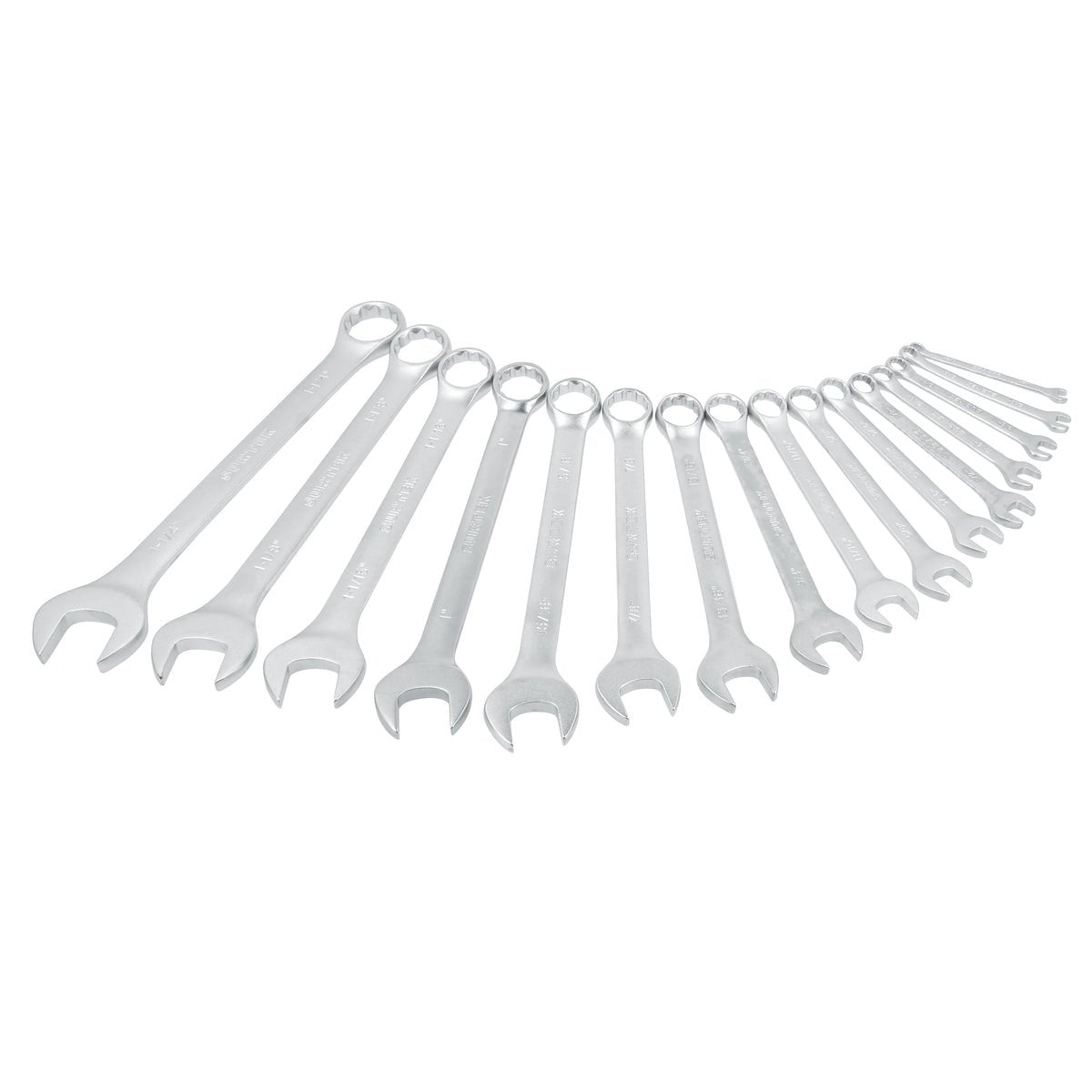 JUEGO DE LLAVES COMBINADAS SATINADAS MÉTRICAS, 12 PUNTAS, 16 PIEZAS EN ESTUCHE SURTEK F16ME - URREA SHOP