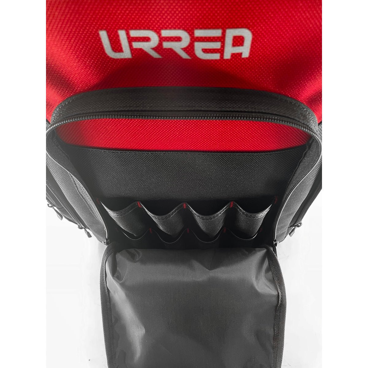 MOCHILA PORTAHERRAMIENTAS DE POLIÉSTER EXTRAÍBLE 17"X13"X10", C/ASA ALAMBRE URREA MPE - URREA SHOP