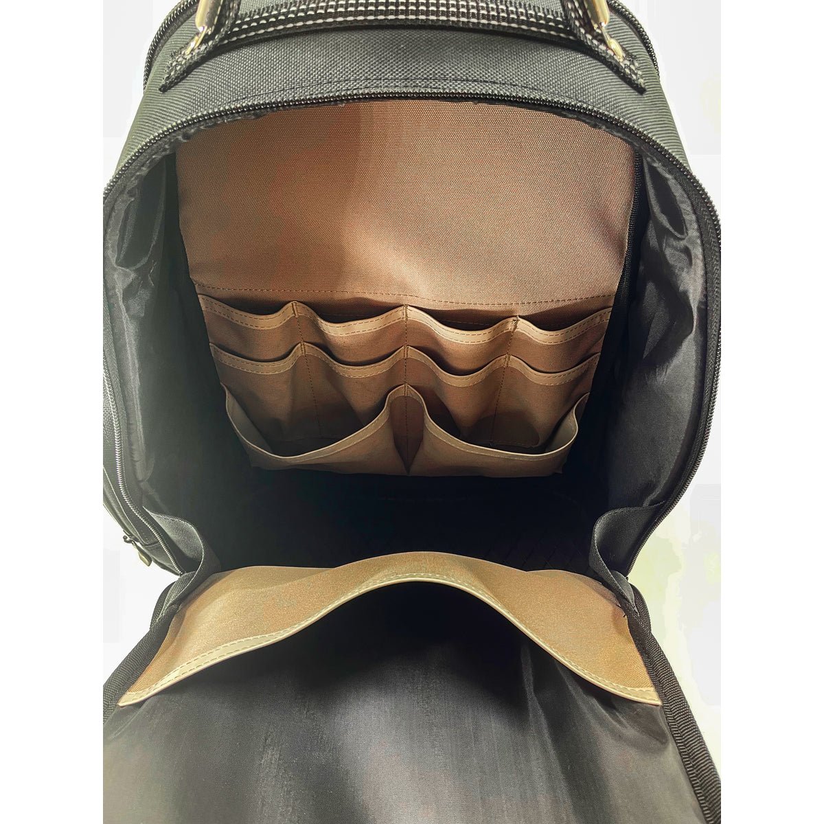 MOCHILA PORTAHERRAMIENTAS DE POLIÉSTER EXTRAÍBLE 17"X13"X10", C/ASA ALAMBRE URREA MPE - URREA SHOP