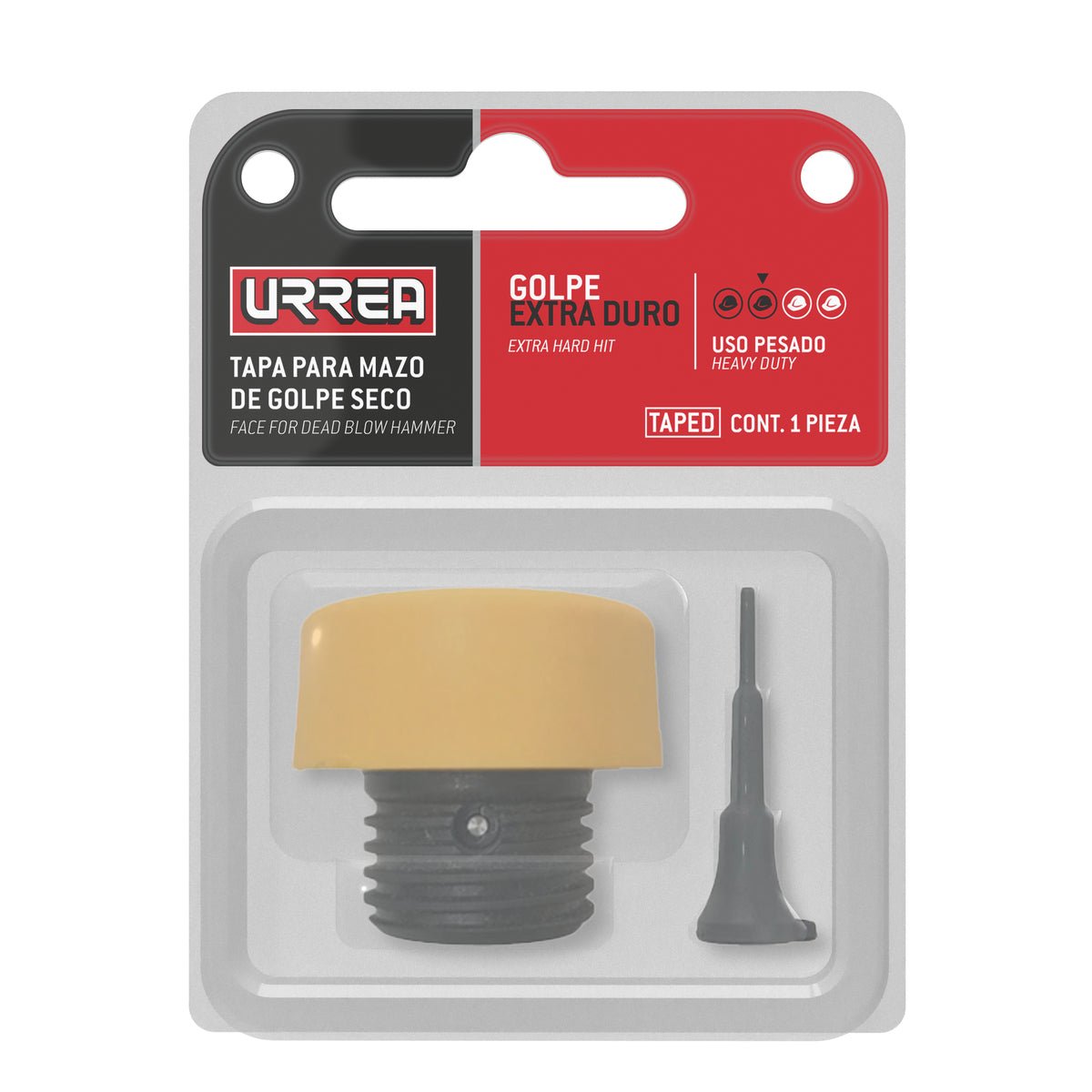 TAPA INTERCAMBIABLE PARA MAZO DE GOLPE SECO, EXTRA DURO URREA TAPED - URREA SHOP