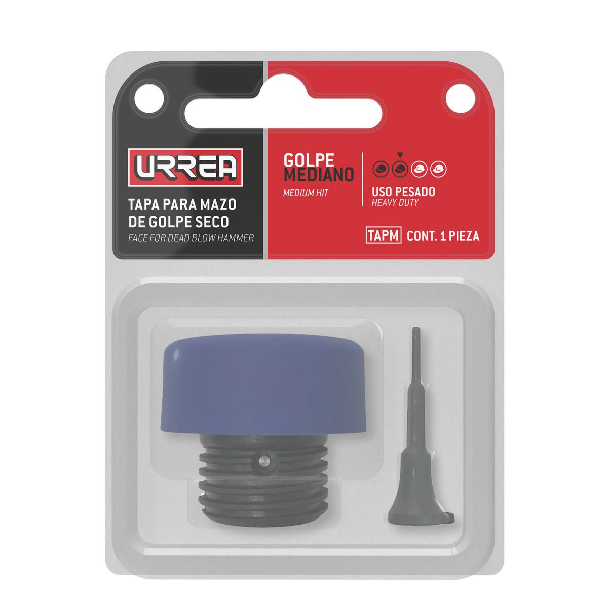 TAPA INTERCAMBIABLE PARA MAZO DE GOLPE SECO, MEDIANO URREA TAPM - URREA SHOP