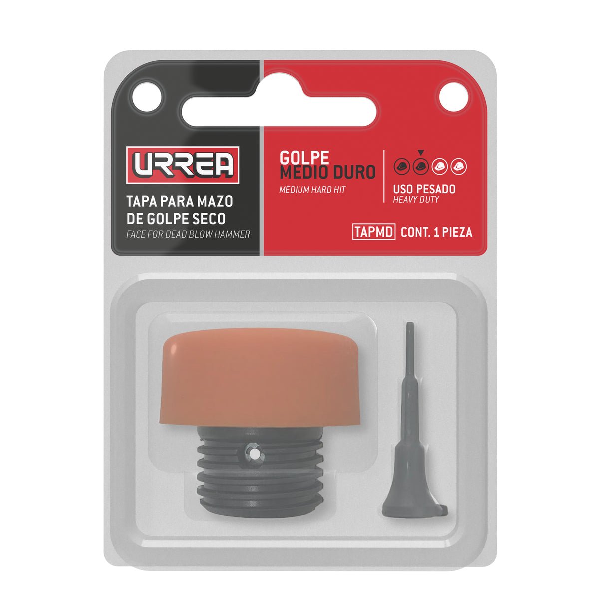 TAPA INTERCAMBIABLE PARA MAZO DE GOLPE SECO, MEDIO DURO URREA TAPMD - URREA SHOP
