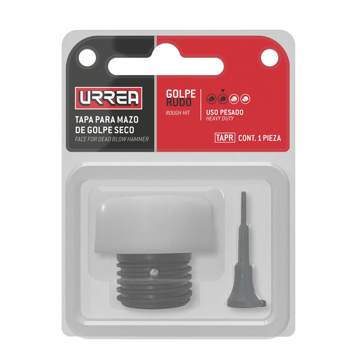TAPA INTERCAMBIABLE PARA MAZO DE GOLPE SECO, RUDO URREA TAPR - URREA SHOP