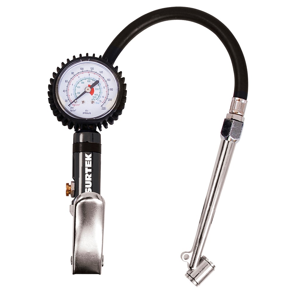 INFLADOR CON MANÓMETRO 1/4" NPT SURTEK