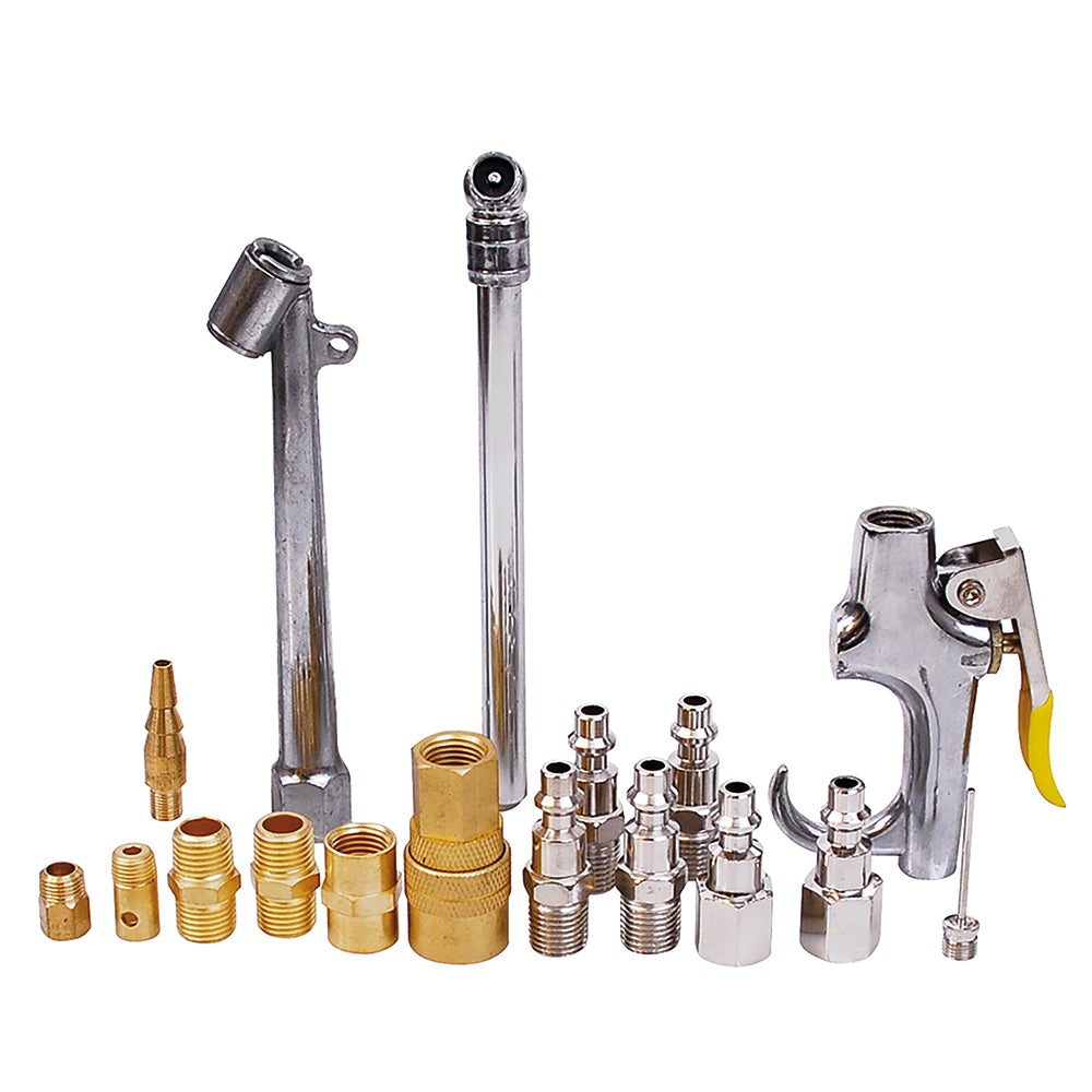 JUEGO DE ACCESORIOS NEUMÁTICOS, 17 PIEZAS SURTEK