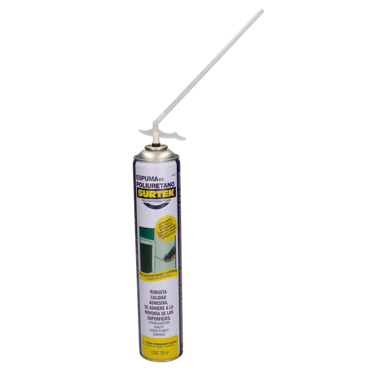ESPUMA DE POLIURETANO USO MÁSTER 750 ML SURTEK