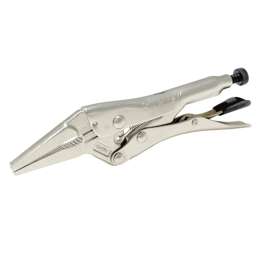 PINZA DE PRESIÓN DE 9" NARIZ LARGA SURTEK