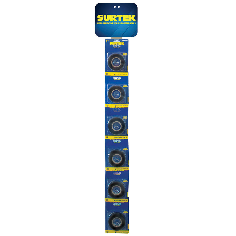 TIRA DE IMPULSO CON CINTA DE AISLAR, 25 PIEZAS SURTEK