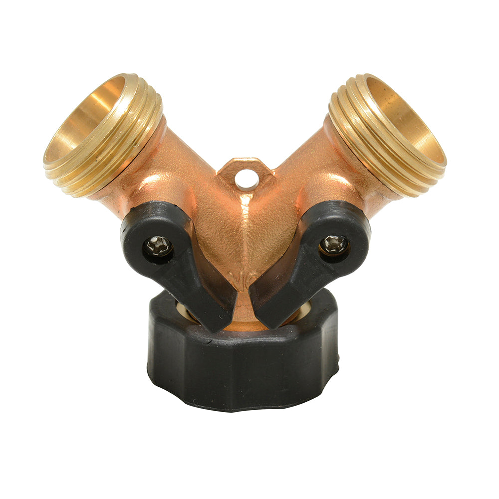 ADAPTADOR PARA MANGUERA DE RIEGO EN "Y" DE BRONCE 11 X 7 CM SURTEK
