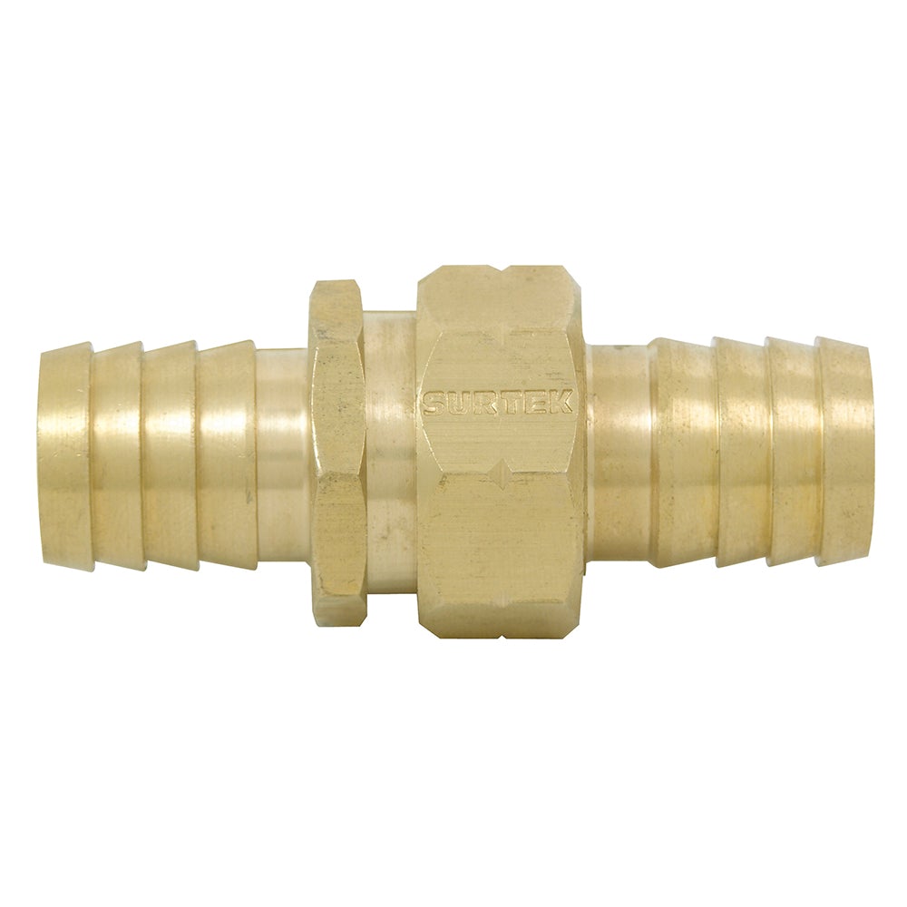CONECTOR PARA MANGUERA DE RIEGO DE LATÓN, 3/4" MACHO-HEMBRA SURTEK