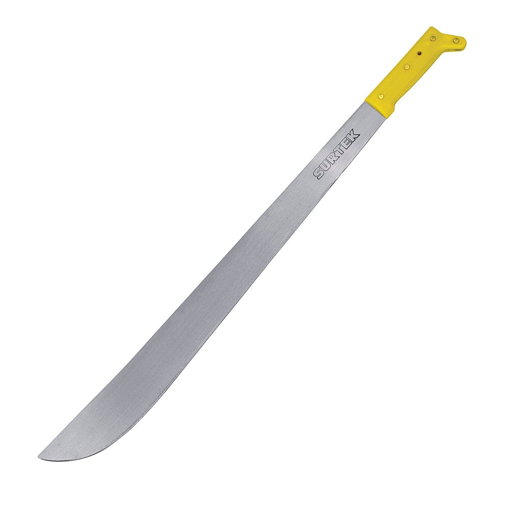 MACHETE LAMINADO CON MANGO AMARILLO RECTO 16" SURTEK