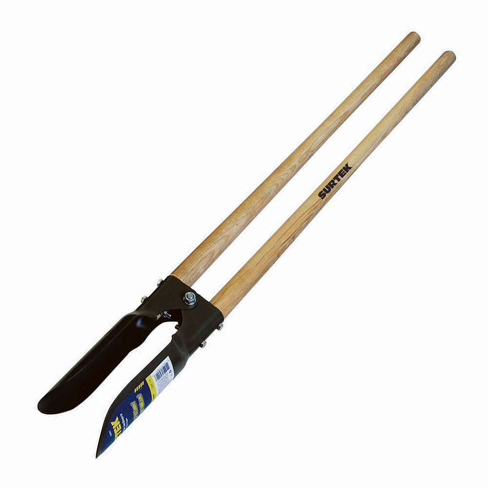 CAVAHOYOS CON MANGO DE MADERA 42", 6" JARDINERO SURTEK