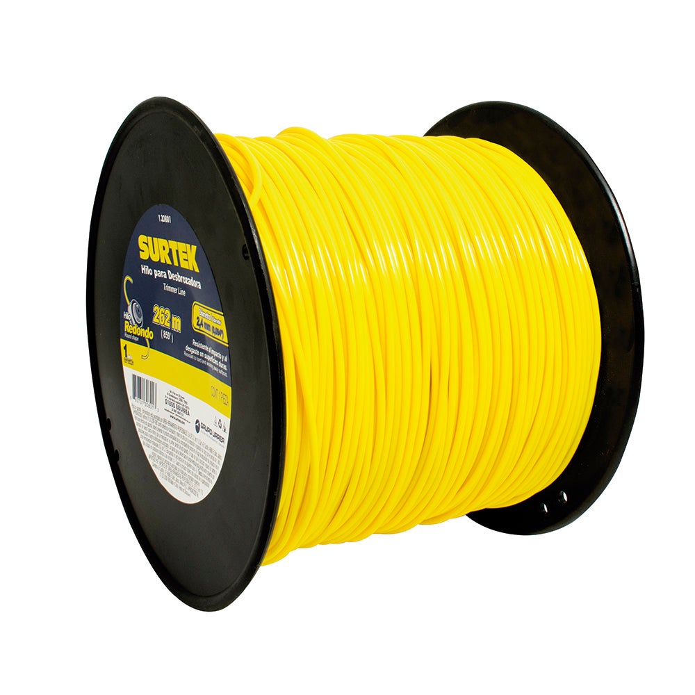 NAILON PARA DESBROZADORA EN CARRETE, 2.4 MM X 262 M SURTEK