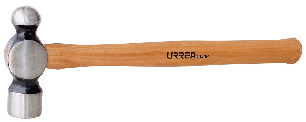 MARTILLO MAQUINADO DE BOLA CON MANGO DE MADERA HICKORY AMERICANO DE 18", 40 OZ URREA
