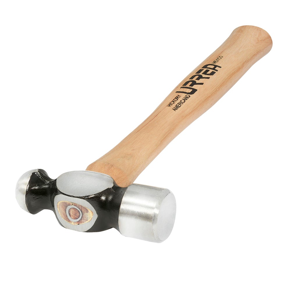 MARTILLO MAQUINADO DE BOLA CON MANGO DE MADERA HICKORY AMERICANO DE 18", 48 OZ URREA