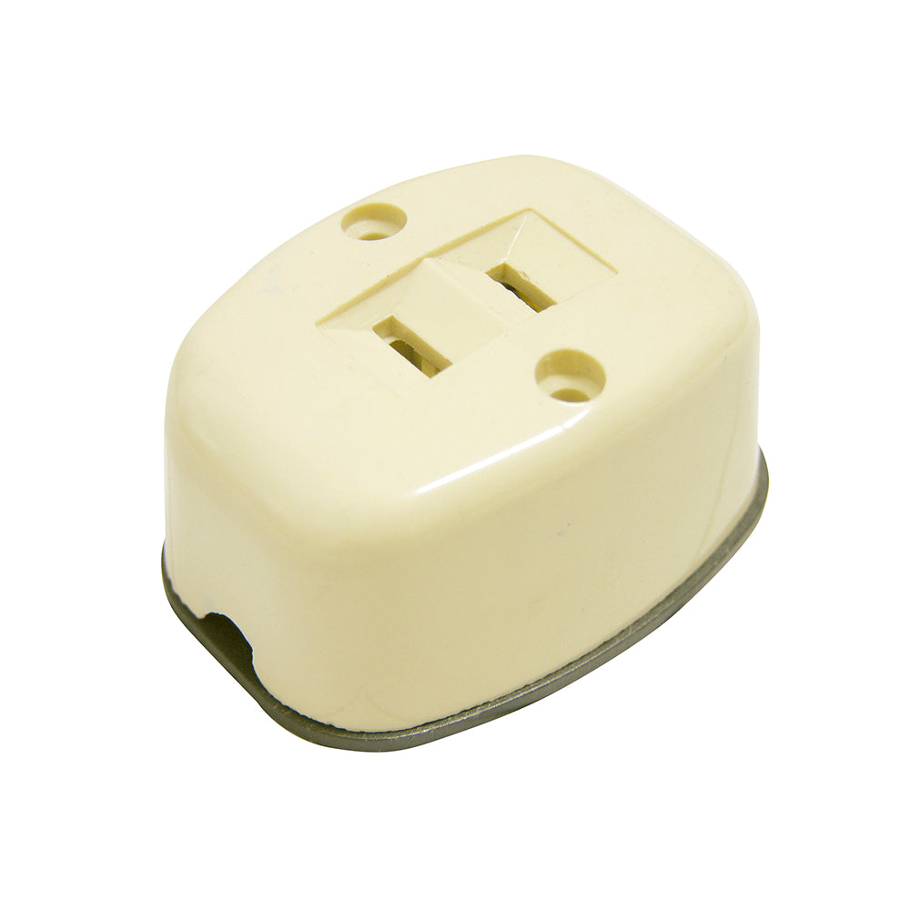 CONTACTO SENCILLO VISIBLE OVAL, LÍNEA DE SOBREPONER SURTEK