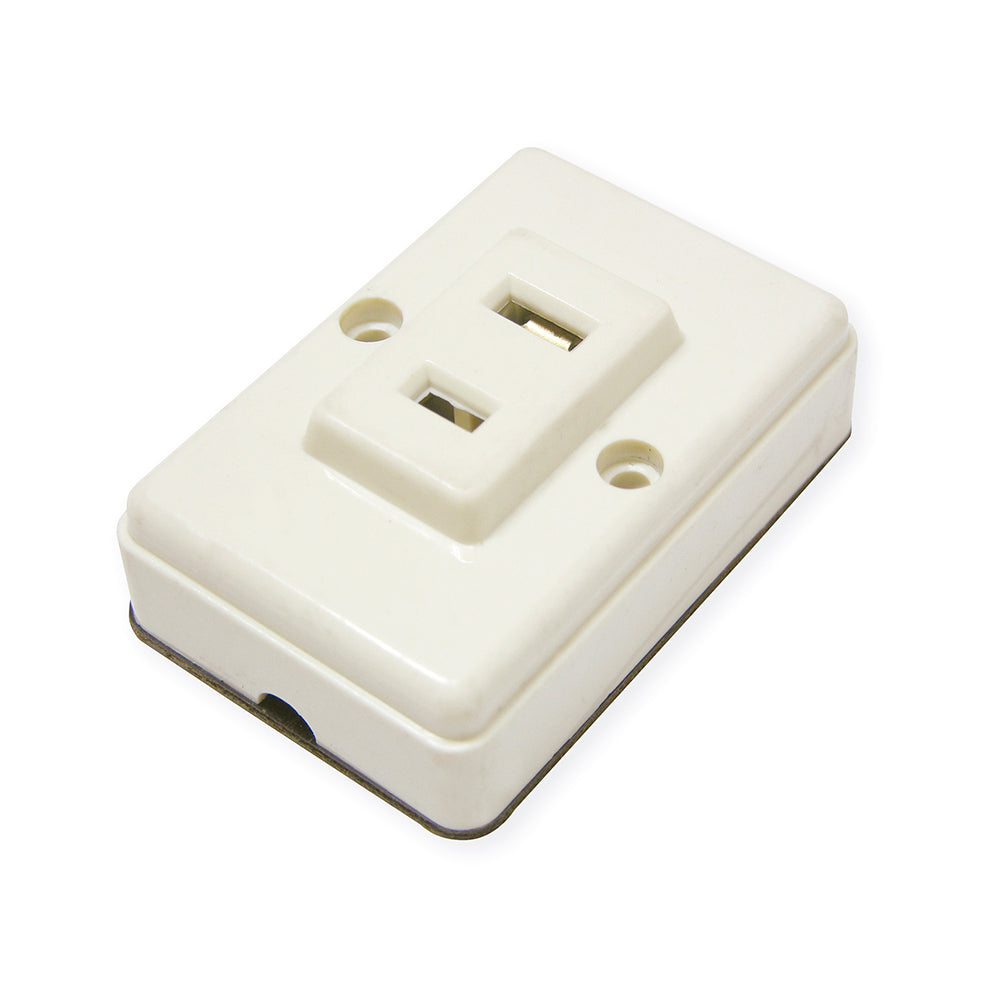 CONTACTO SENCILLO VISIBLE CUADRADO, LÍNEA DE SOBREPONER SURTEK