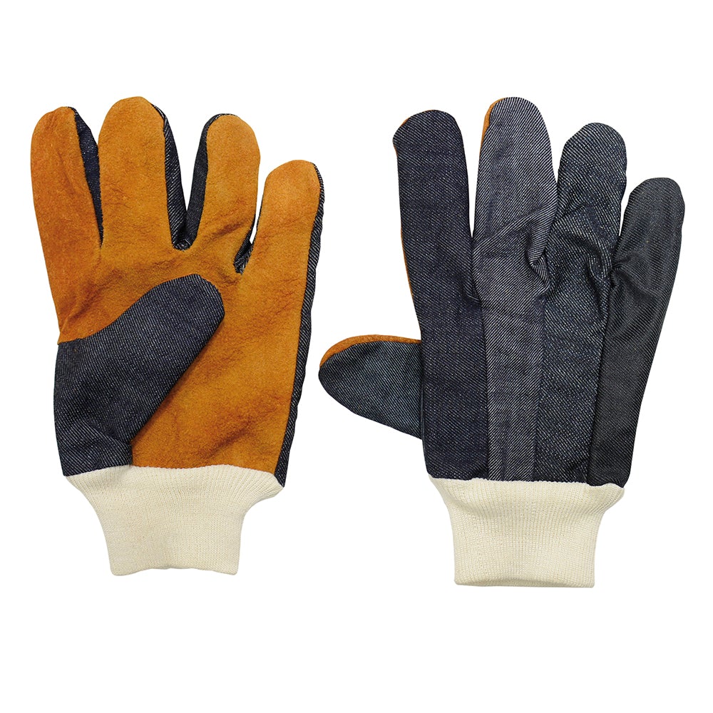 GUANTES TIPO PAYASO DE PIEL DE CARNAZA Y ALGODÓN UNITALLA SURTEK
