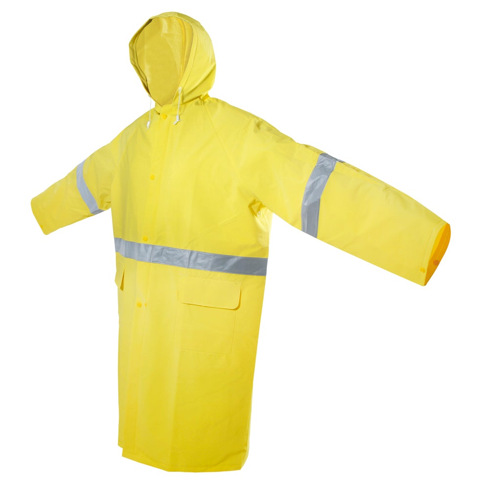 GABARDINA IMPERMEABLE CON CINTAS REFLEJANTES XG SURTEK