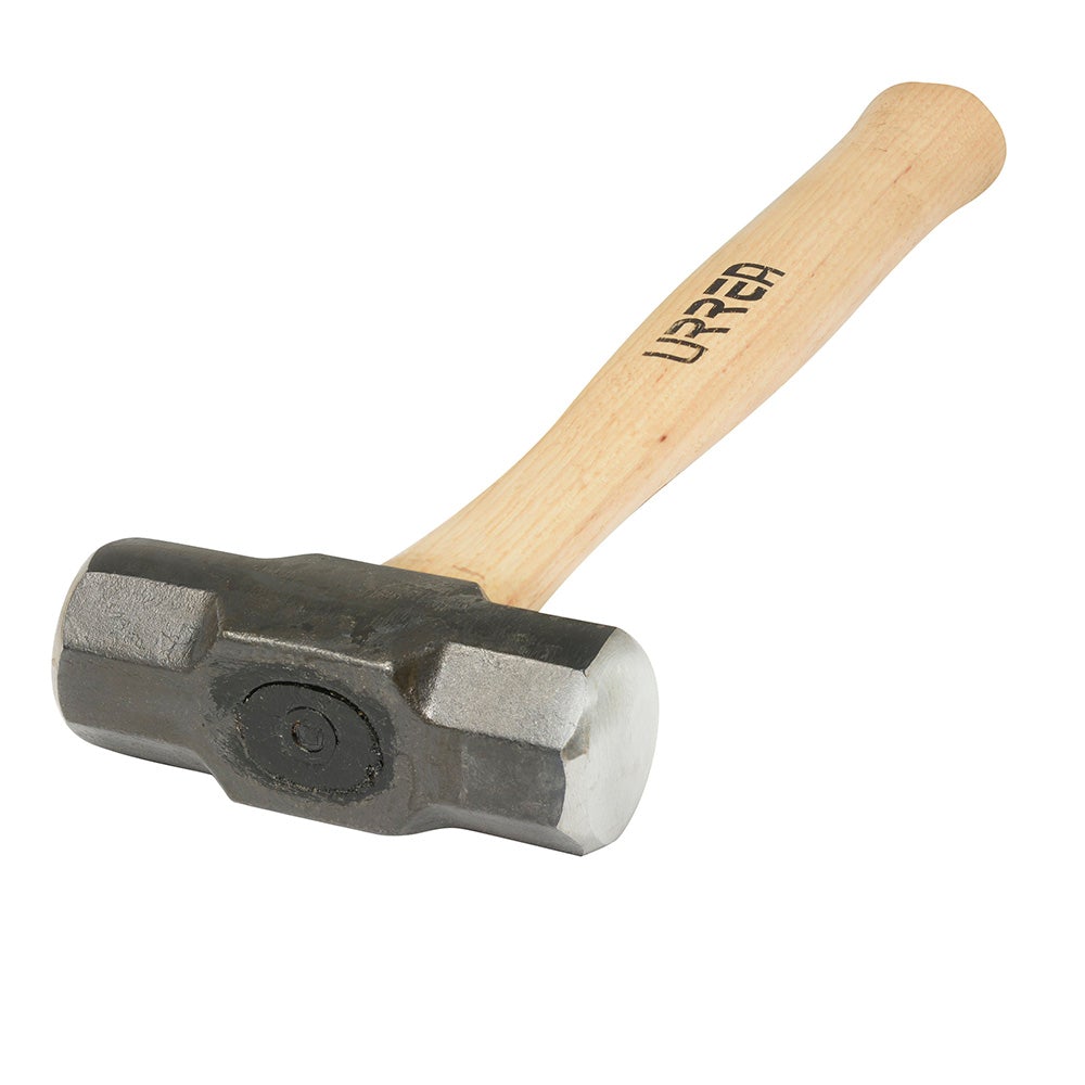 MARRO OCTAGONAL CABEZA MAQUINADA CON MANGO DE HICKORY DE 16", 3 LB URREA