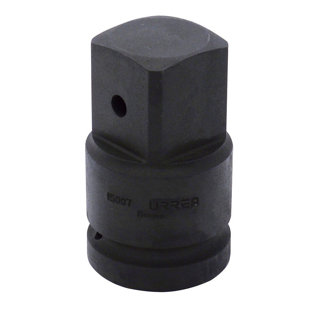 ADAPTADOR CON BARRENO PASADO PARA DADO DE IMPACTO CUADRO DE 1" HEMBRA A 1-1/2" MACHO URREA
